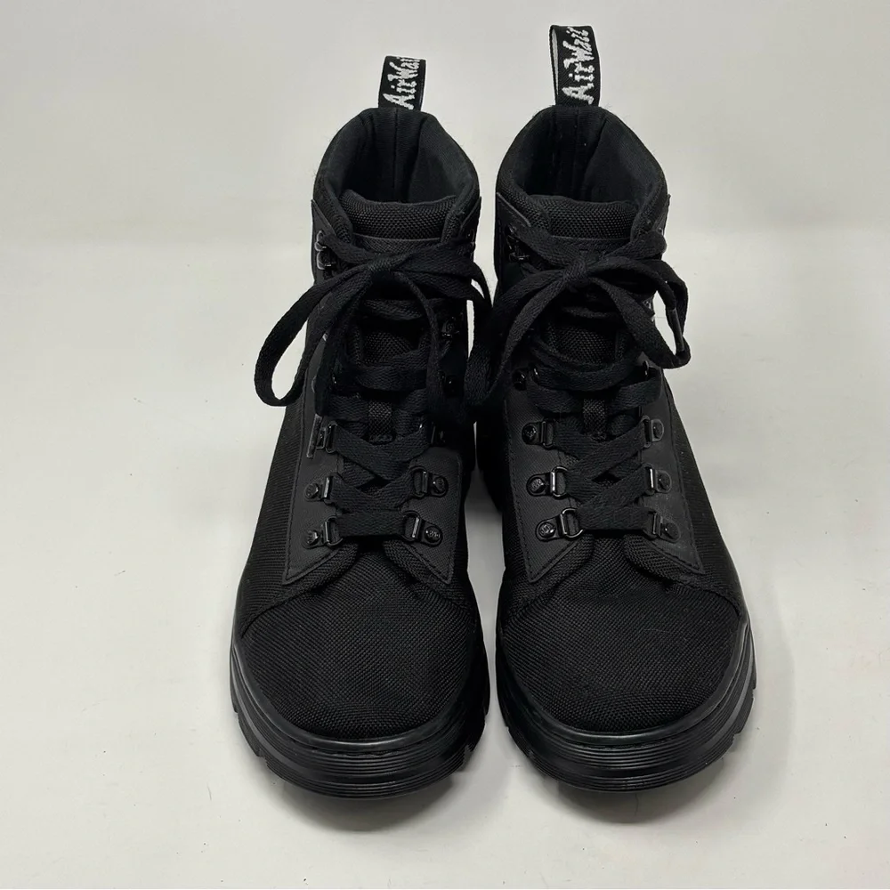 Dr. Martens Combs Women’s Pooh Casual Black Lace Up Boots Size 9 - Picture 8 of 11